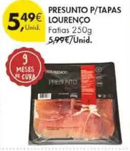 Pingo Doce Presunto p/tapas lourenço promoção