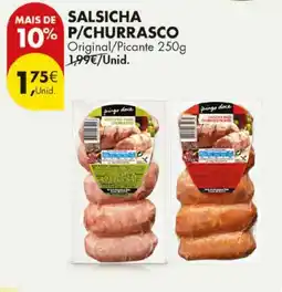 Pingo Doce Salsicha p/churrasco pingo doce promoção