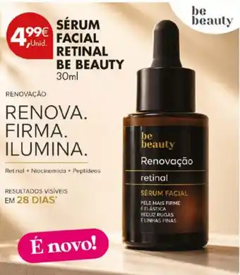 Pingo Doce Sérum facial retinal be beauty promoção