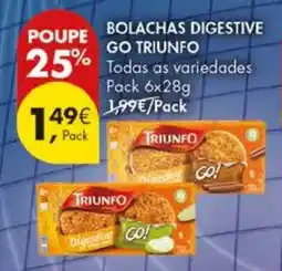 Pingo Doce Bolachas digestive go triunfo promoção