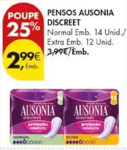 Pingo Doce Pensos ausonia discreet promoção