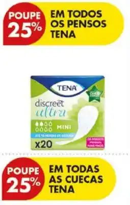 Pingo Doce tena discreet ultra mini promoção