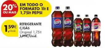 Pingo Doce refrigerante c/gás original pepsi promoção