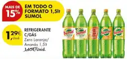 Pingo Doce Sumol Zero Laranja/Ananás promoção