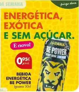 Pingo Doce Bebida energética be power iguana promoção