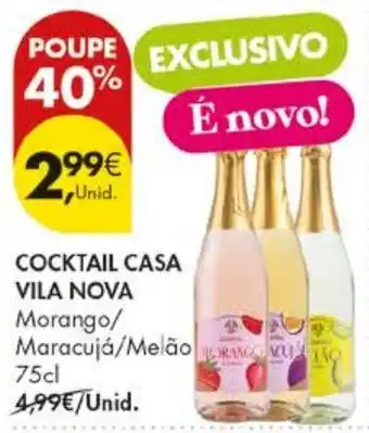 Pingo Doce Cocktail casa vila nova promoção