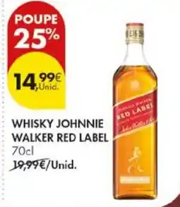 Pingo Doce whisky johnnie walker red label promoção