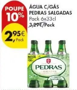 Pingo Doce Água c/gás pedras salgadas promoção