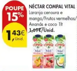Pingo Doce Nectar compal vital promoção