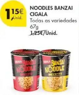 Pingo Doce Noodles banzai cigala promoção