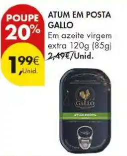 Pingo Doce atum em posta gallo promoção