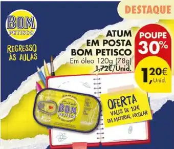 Pingo Doce atum em posta bom petisco promoção