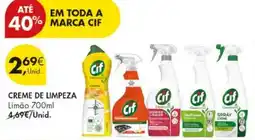 Pingo Doce Marca cif promoção