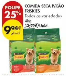 Pingo Doce comida seca p/cão friskies promoção