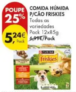 Pingo Doce comida humida p/cão friskies promoção