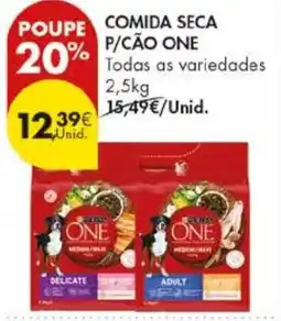 Pingo Doce One comida seca p/cão promoção