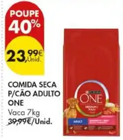 Pingo Doce comida seca p/cão adulto one promoção