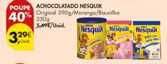 Pingo Doce Achocolatado nesquik promoção