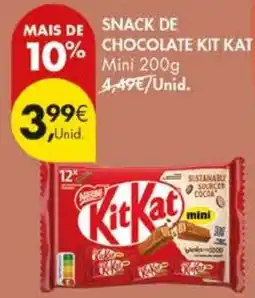 Pingo Doce Snack de chocolate kit kat mini promoção