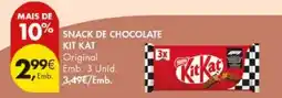 Pingo Doce Snack de chocolate kit kat original promoção