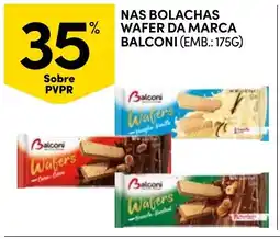 Continente Bolachas wafers da marca balconi promoção