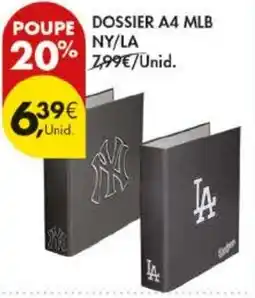 Pingo Doce Dossier a4 mlb ny/la promoção