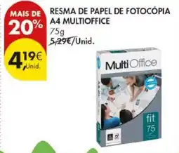 Pingo Doce Resma de papel de fotocópia multi office promoção