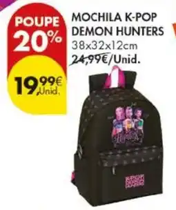 Pingo Doce Mochila k-pop demon hunters promoção