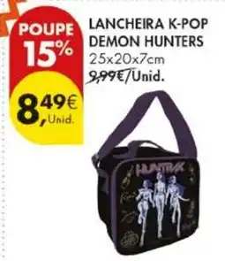 Pingo Doce Lancheira k-pop demon hunters promoção