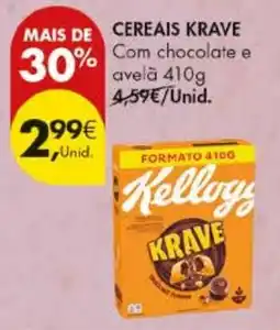 Pingo Doce Cereais krave com chocolate e avelã promoção