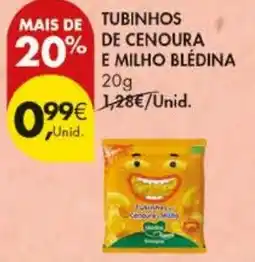 Pingo Doce Tubinhos de cenoura e milho blédina promoção