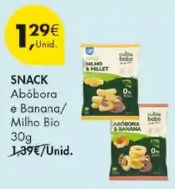 Pingo Doce Snack abóbora e banana/milho bio promoção