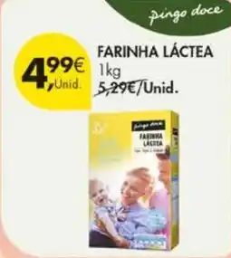 Pingo Doce farinha láctea pingo doce promoção