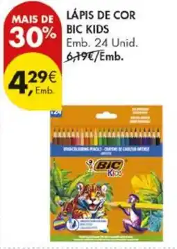 Pingo Doce lápis de cor bic kids promoção
