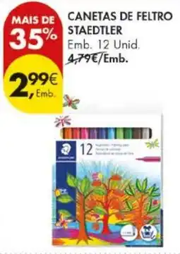 Pingo Doce canetas de feltro staedtler promoção