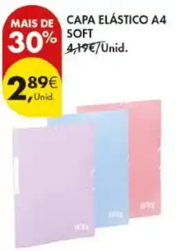 Pingo Doce capa elástico a4 soft promoção