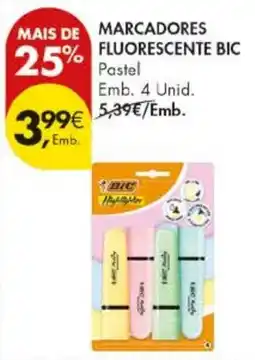 Pingo Doce Marcadores fluorescente bic promoção