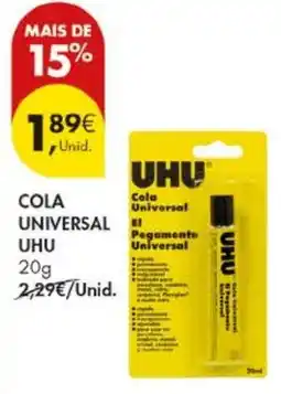 Pingo Doce Cola universal uhu promoção