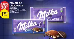 Pingo Doce Tablete de chocolate milka promoção