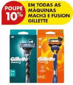 Pingo Doce Gillette Mach3 e Fusion promoção