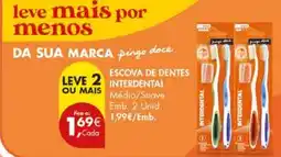 Pingo Doce escova de dentes interdental promoção