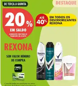 Pingo Doce Desodorizantes rexona promoção