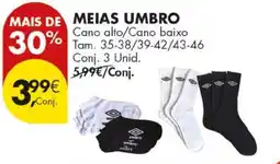 Pingo Doce meias umbro promoção
