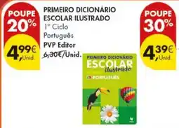 Pingo Doce primeiro dicionário escolar ilustrado promoção