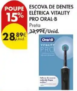 Pingo Doce escova de dentes elétrica vitality pro oral-b promoção
