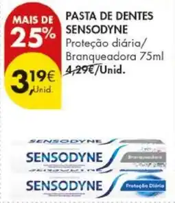 Pingo Doce pasta de dentes sensodyne promoção