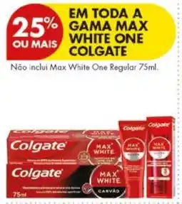 Pingo Doce Colgate max white promoção