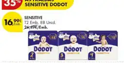 Pingo Doce Dodot sensitive promoção