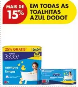 Pingo Doce toalhitas azul dodot promoção