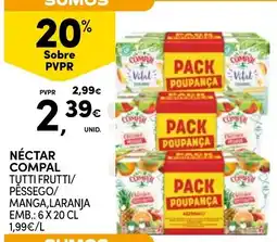 Continente Néctar compal promoção
